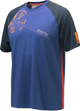 Beretta M's Bullseye T-shirt Blue - Gensere og T-Skjorter