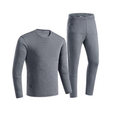 Unisex Usb Eluppvärmd Baslager Topp & Botten Set Long Johns