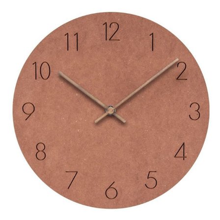Moderne veggklokke 29cm - Stille kvartsbevegelse for kontor, soverom