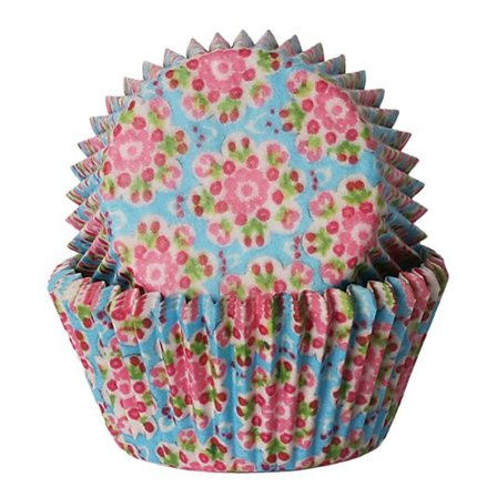 CACAS Muffinsform Sommerminner Blå 50stk