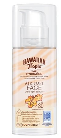 Hawaiian Tropic Silk Hydration Air Soft Face Lozione Solare Viso