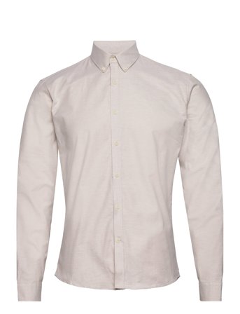 Lindbergh Yarn Dyed Oxford Superflex Shirt - Pink - XXL