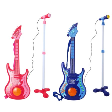 Elektronisk Lekegitar med Mikrofon
