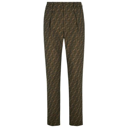 Fendi, Trousers Brązowy, Mężczyzna, Rozmiar: M