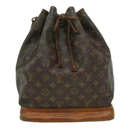 Louis Vuitton Vintage, Pre-owned Noe Monogram Bag Bruin, Dames, Maat:ONE Size,leer