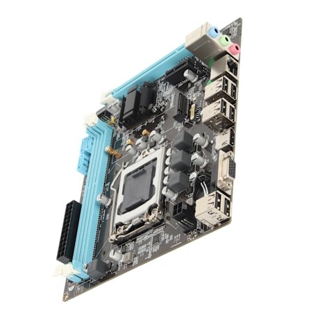 H61 Mining Bundkort LGA 1155 Understøtter NVME M.2 WiFi VGA HD Multimedie Interface 6 USB2.0 3 SATA2.0 ITX Bundkort