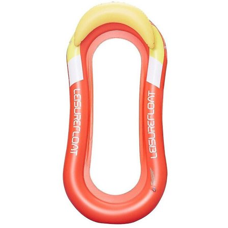 Flytande hopfällbar pool i orange