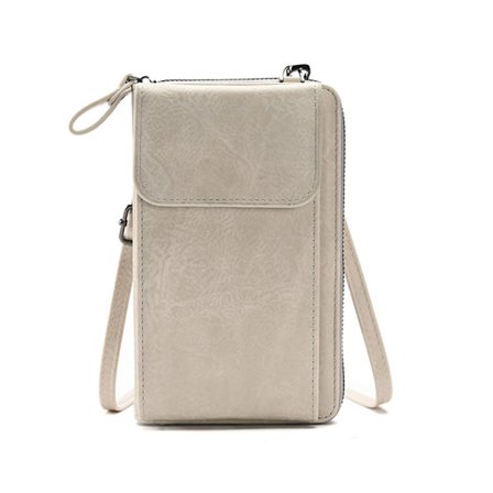 Mini Mobilväska Flicka Kvinnor Mode Crossbody Sling Bag PU Läder Kontanter Korthållare Hasp Axelväska Plånbok Handväska