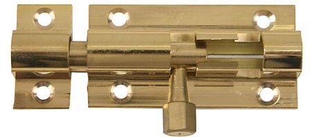 PN-BESLAG SKÅTER BOLT 5141 MESSING 50MM