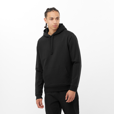 Salomon - Mellomplagg Klær Sal Dynamic Logo Hoodie M - Deep Black