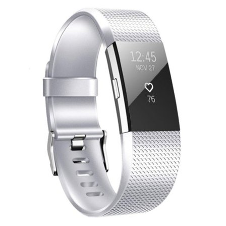 För FITBIT Charge 2 watch i rutigt metall