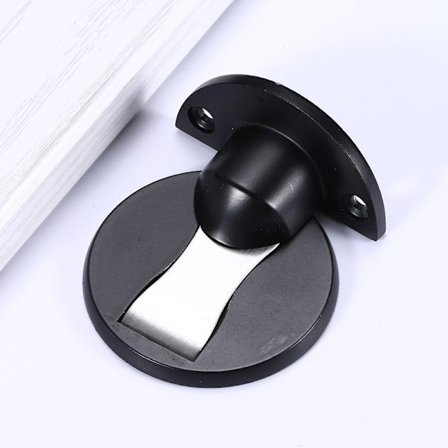 Magnetisk dørstopper i rustfrit stål, børstet metal Soft-Ca, ZQKLA