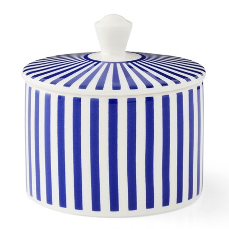 Spode Steccato sukkerskål med låg - Hvid/blå | KitchenOne