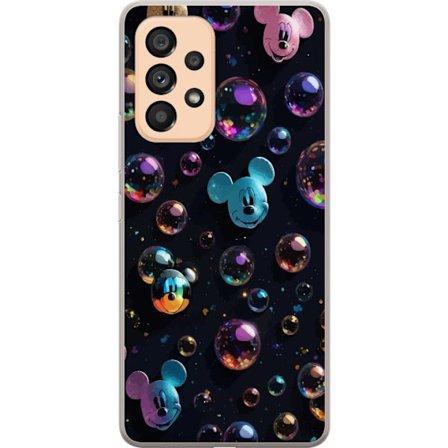 Kompatibel Mobilcover til Samsung Samsung Galaxy A53 5G Mickey Mouse Disney Bobler Design Sjovt Motiv Populær Disneyfigur Tegneserie Børneklassiker