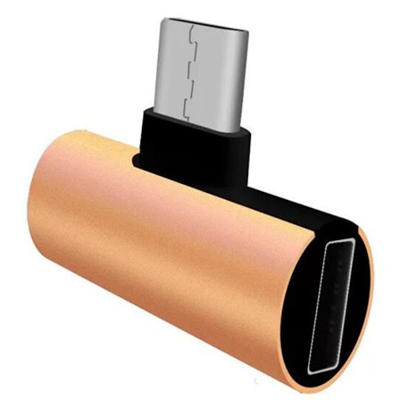 Smidig Type-C Audio Adapter AUX 3.5 + Type-C Port