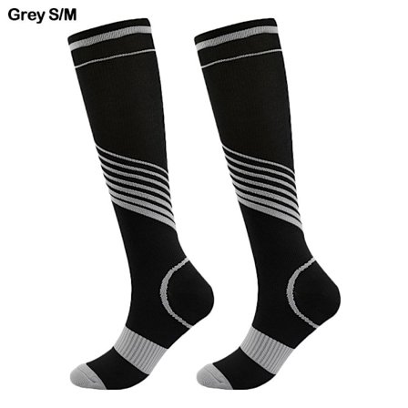 Kompressionsstrømper Elastiske strømper GRÅ S/M S/M