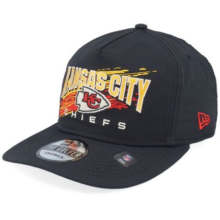 New Era - NFL Svart snapback Keps - Kansas City Chiefs Throwback Brush Black Strapback @ Hatstore