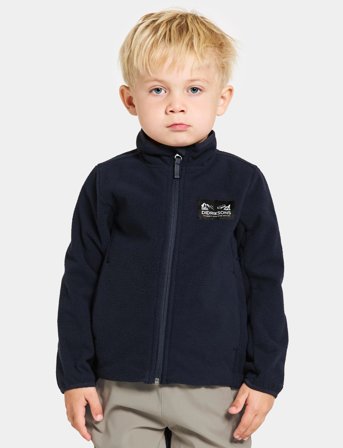 Didriksons Muskot Windproof Kids' Jacket - Navy - 80