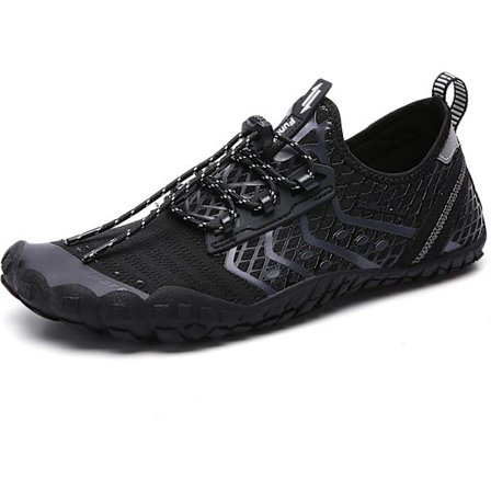 Vattenskor Strandsport, Svart Grå (45, Inre längd: 288 mm)