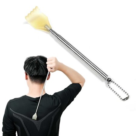 Sammenleggbar rygg tydeligere - klør din egen rygg