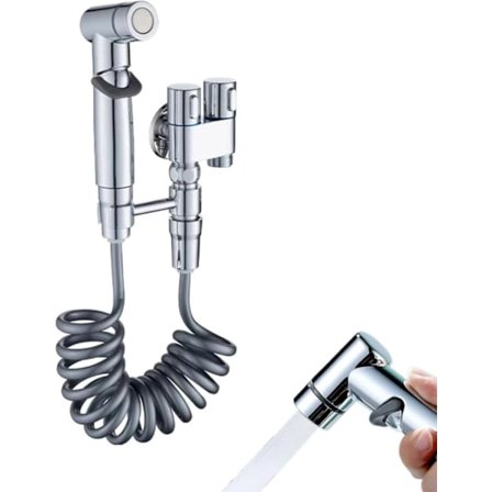 Håndbruser Bidet Sprøjtesæt til Toilet Babyble Feminint Vask Rustfrit Stål / Legering_TF_TF