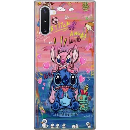 Samsung Galaxy Note10 Genomskinligt Skal Stitch konst