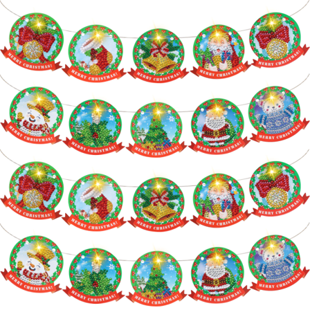 Led Jul Diamond Painting Set