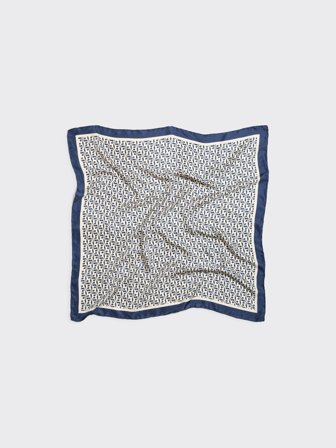 Holzweiler Fine Scarf Monogram Large - Navy Mix - Unisex - One size