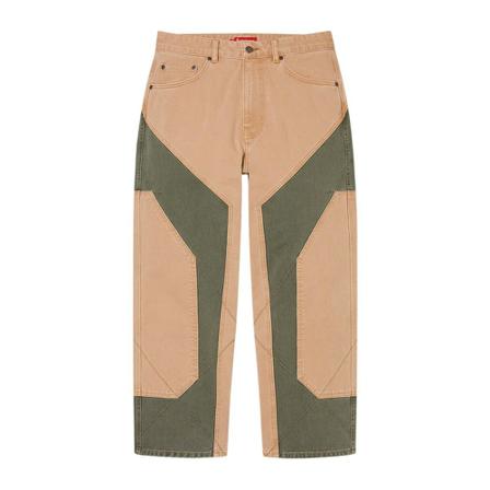 Supreme, Jeans Bruin, Heren, Maat:W34