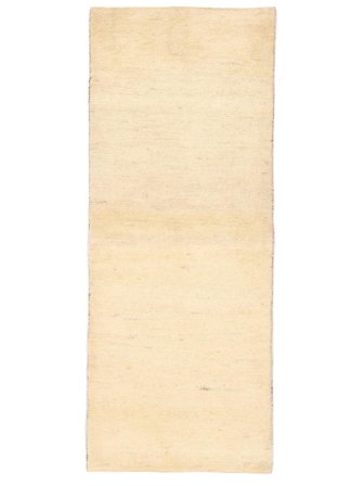 Koberec Gabbeh Perské Fine 82X210 Běhoun Béžová (Vlna, Persie)