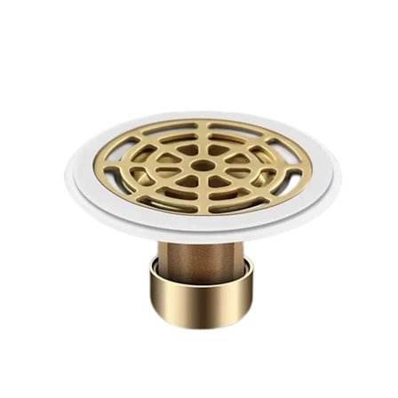 Gulvafløb, fortykket messing anti-lugt ventil, anti-lugt gulvafløb, med R