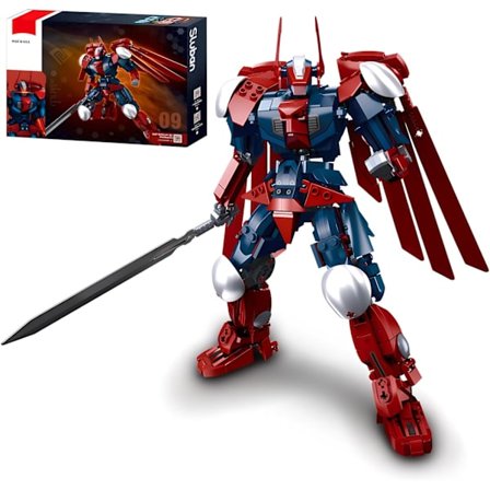 Mecha-robotti rakennussarja lelulahja aikuisille ja lapsille (538 kpl)