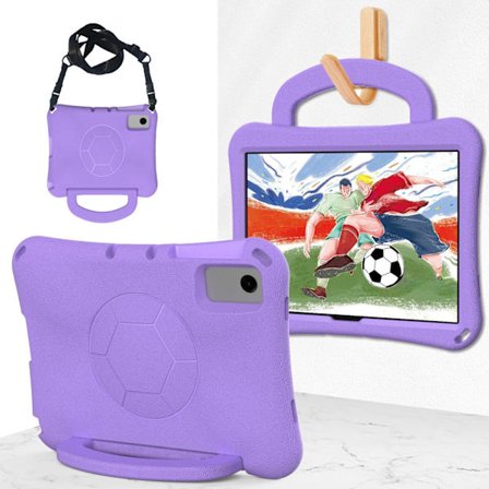 Stilig deksel for iPad mini1/2/3/4/5 Lys Lilla Barnefotball