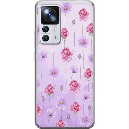 Kompatibelt Mobildeksel til Xiaomi 12T Pro Petal Reverie Lilac Mist