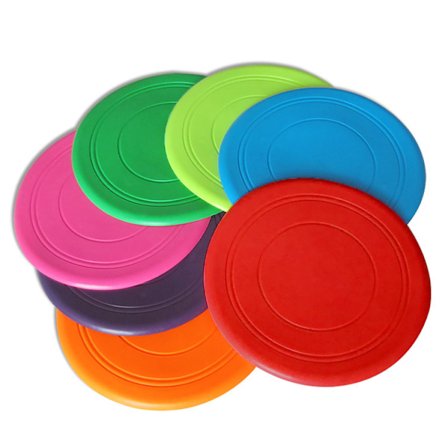 7-pack Hund Frisbee, Interaktiva Leksaker för Hundträning, Valp Frisbee Leksak, Lätt Mjuk Flygande Skiva för Små och Medelstora Hundar Utomhus