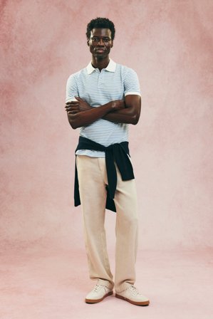 Kappahl | Byxa i linnemix regular fit Beige S | Beige