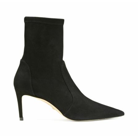 Stuart Weitzman 75 Bootie Sort, Dame Støvler, Størrelse: 36 EU