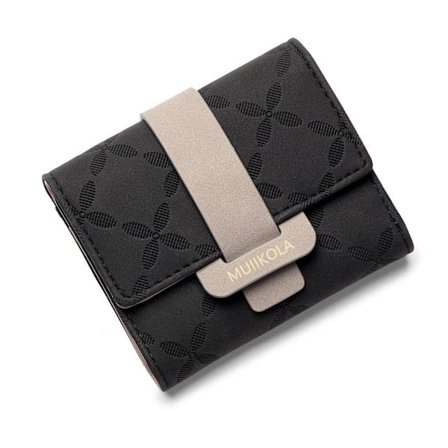 Lompakko Naisille RFID-estolla Lompakko Naisille 100% Vegaaninahkaa Pieni Naisten Lompakko 5 korttipaikalla ja 1 henkilötodistuslokerolla