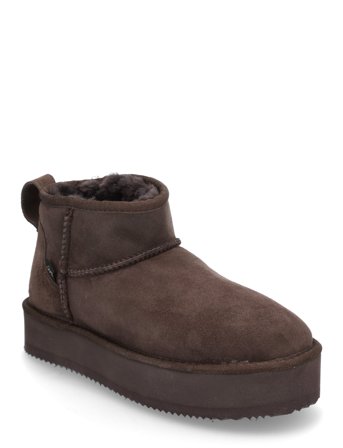 Rosemunde Rhbrisbane Shearling Plateau Boots - Brown - 42