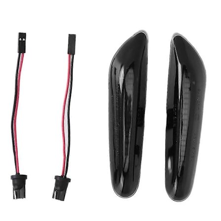 1 Par Bil LED Blinkers Sidoblinkers Ljuslampa Passar för E46 E81 E90 X3 X1