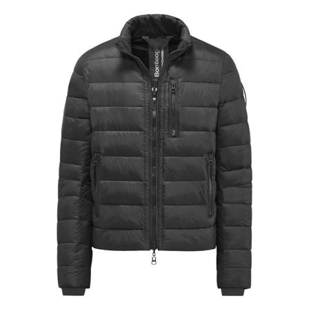 BomBoogie, Padded Micro-Ripstop Nylon Short Jacket Czarny, Mężczyzna, Rozmiar: M