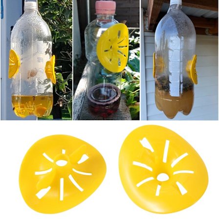 10 bitar geting fälla fångare blomma form flygande insekter tratt fälla bi bålgeting fångare