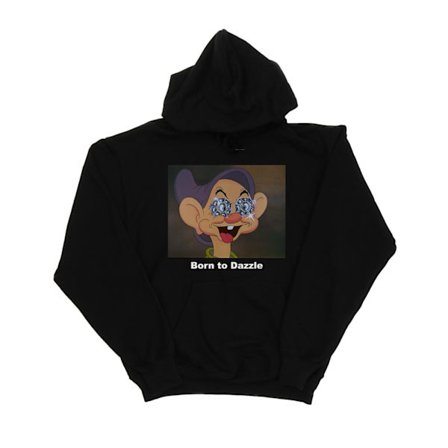 Disney Boys Dopey Born To Dazzle Hoodie 9-11 år Svart