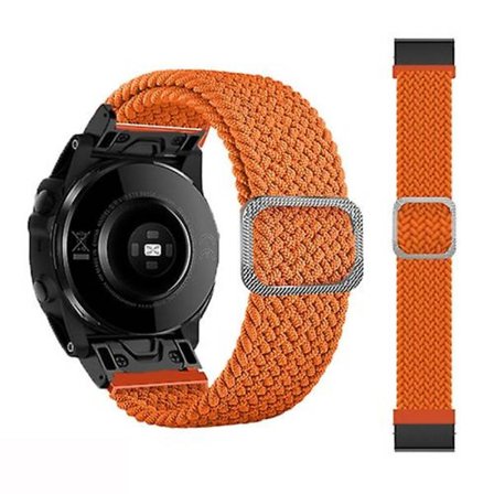 För Garmin Fenix ​​7x justerbart nylon flätat watch