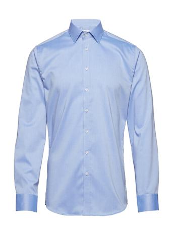Fine Twill - Slim Fit Skjorte Business Blå Seven Seas Copenhagen