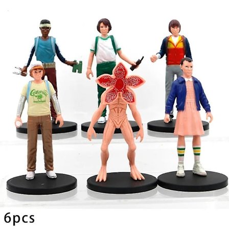 6 st Popmodellleksaker Stranger Things Samlarfigurer Heminredning Present