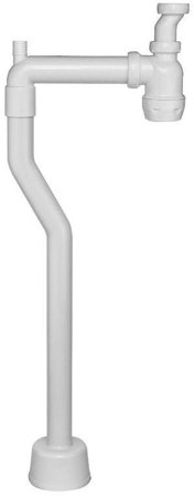 Faluplast Flexi 8073653 Vattenlås vit, 40 x G32, universallås, Inomhusavlopp