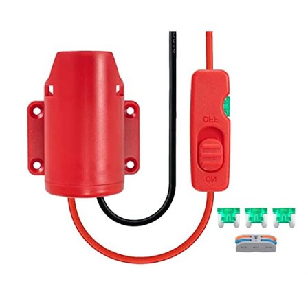 Power Wheel Adapter för 12v M12 Batteri Adapter Batteri Konverter Kit Med Strömbrytare Säkring & Tråd Termi