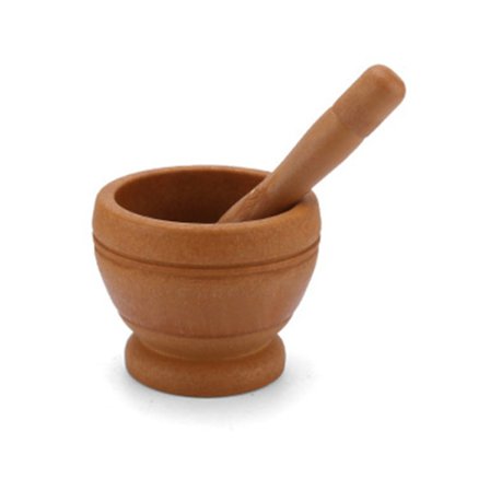 Medicin Grinder Set Piedestal skål presenter Kök Vitlök Pugging Pot Ört Mills