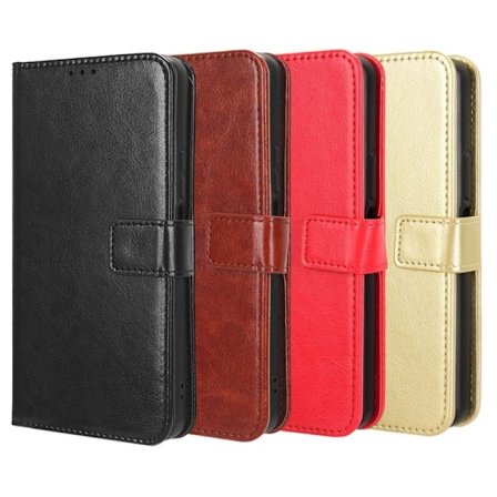 SKALO Nothing Phone (3a) Pro 5G PU-læder Flip Cover - Sort - Vælg farve